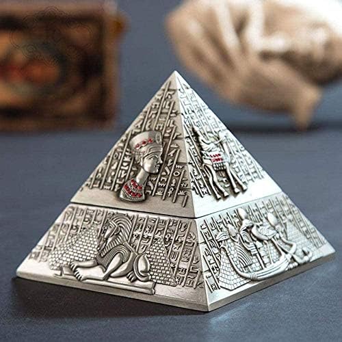 Фигурини шоу декоративна пирамида метална пепелник дома хотел хотел ретро украс на таткото на таткото татко подарок