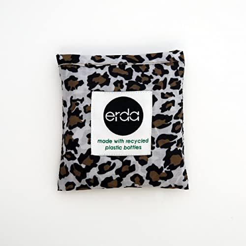 Ерда песок леопард мала ергономска торба за еднократно користење, торба за купување, тота за намирници, торба за патувања