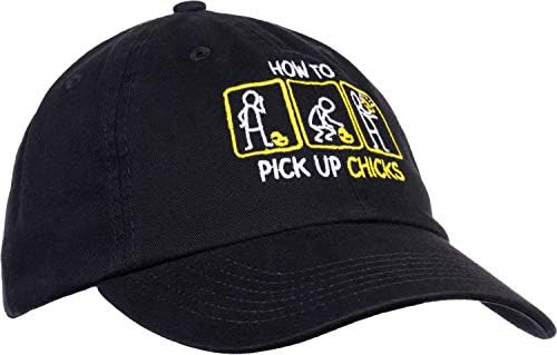Ен Арбор маица копродукции Како да собереш пилиња | Смешна саркастична сарказам шега капа за маж жена бејзбол тато капа црна