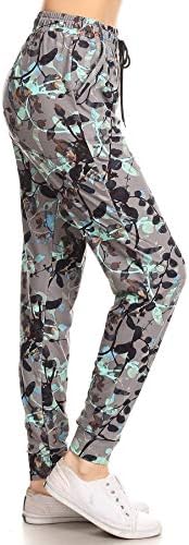 Heagings Depot Premium joggers joggers Популарни печати со високи половини панталони BAT5