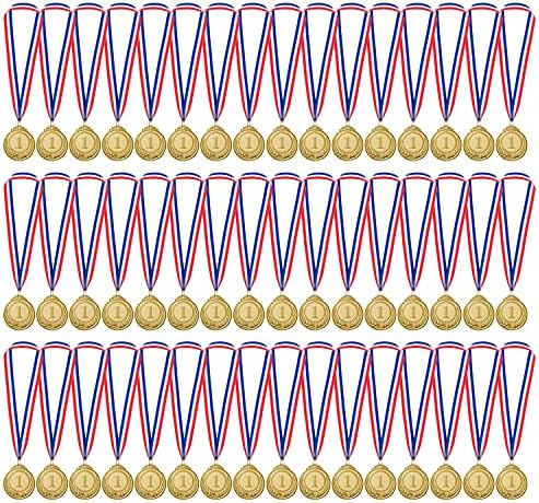 24 парчиња медали за злато награди - Медали за победник злато награди за спорт, натпревари, забава, правописни пчели, олимписки стил,