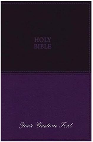 Персонализирана Библијата KJV Вредност Тенкила Библијата Мала компактен удобност печати лајцерофт пурпурниот крал Jamesејмс верзија