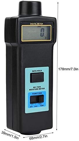 KXA Мерач на влага дигитален LCD дрвен мерач на влага од дрво влага детектор за детектор на хигрометар сензор за влага тестер за влажност