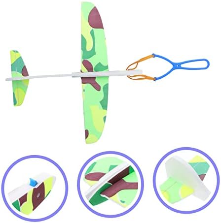 Toyvian 1 сет катапулт Авион Деца патувачки играчки за летање летачки модел на летање, фрлајќи играчки за деца, патувачки играчки за