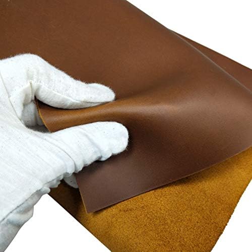 5-6oz кафеава алатка за алатки Кожа со цело зрно кожена кожа скриј 2,0 мм алатки за шиење хоби работилница занаетчиска занаети