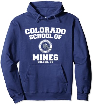 Колорадо школа за рудници Оредигерс кружен лого пуловер дуксер