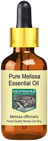 Devprayag чисто есенцијално масло со мелиса со стаклена капка пареа дестилирана 30 ml