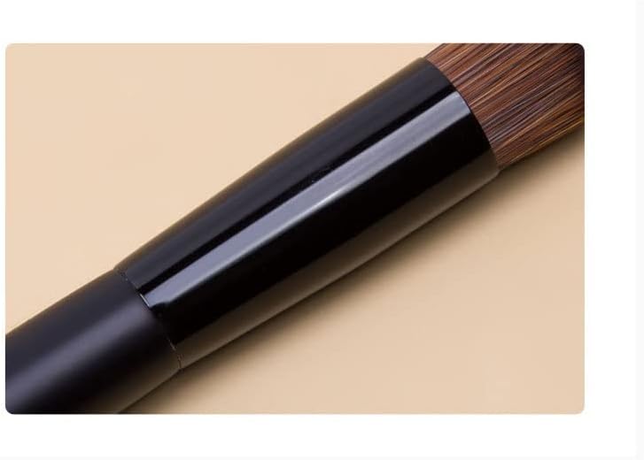 Прашок за алатка за шминка SLNFXC, ниска четка, сет за четки за руменило, црна, 10 парчиња, комплетен сет