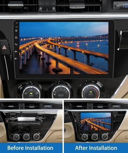 2g 32g Android Автомобил Стерео За Toyota Corolla 2013- со Безжичен Apple Carplay, Rimoody 10.1 Инчен Екран На Допир Автомобил Радио Со GPS