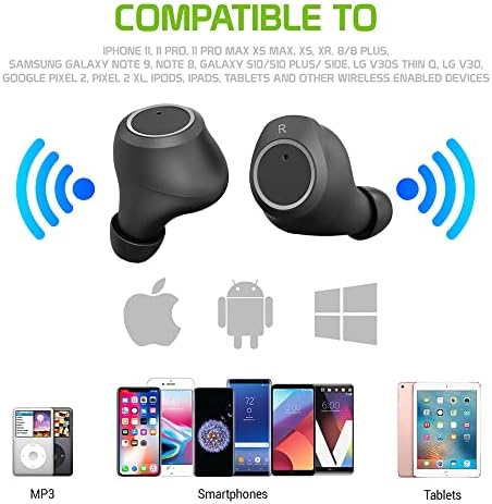 Работи За Samsung S21 FE Од Cellet Wireless V5 Bluetooth Слушалки Компатибилен Со Samsung S21 FE со куќиште За Полнење за Слушалки за Уши.