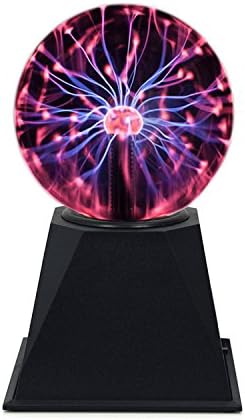 Унидо плазма топка 4 инчен сфера - интерактивен допир Одговор на Tesla Coil - Научен едукативен подарок