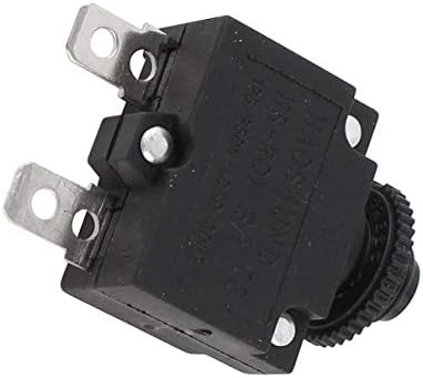 АЕКСИТ AC 125/250V прекинувачи 5A Заштита на прекинувачот Заштита за преоптоварување на стапалото Заштитник црна