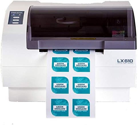 Primera LX610 Боја Инк - Џет Етикета Печатач Со Плотер Машина 74541-Печати И Намалување На Било Која Етикета Форма или Големина во
