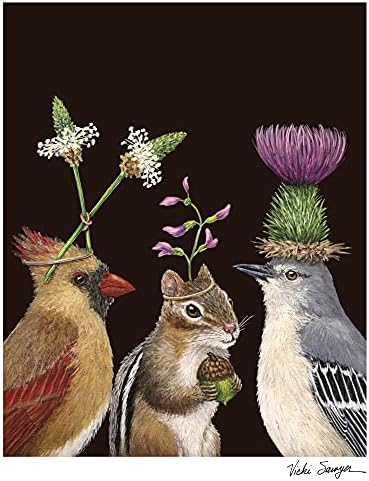 Хестер и Кук Вики Соер животински wallид уметност - Необрачен декор за печатење wallид за дневна соба Расадник за расадник - птици