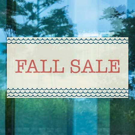 CGSignLab | Fall Продажба-Наутички Бран Прозорец Прицврстување | 24 x12