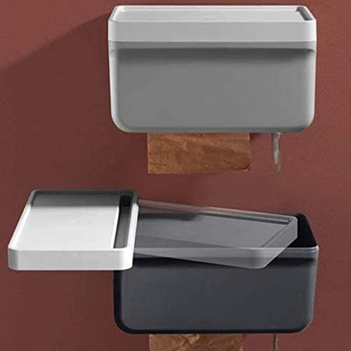 ЗЛДХДП Слободен Удар Тоалет Ткиво Кутија Пластични Бања Тоалетна Хартија Кутија Водоотпорен Рака Послужавник Ролни На Хартија Крпа Решетката