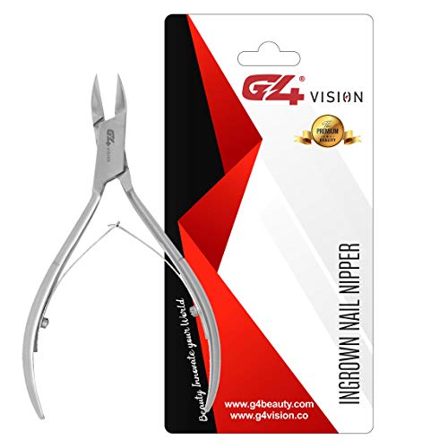 Г4 Визија Професионални Ножици За Нокти За Нокти Нерѓосувачки Челик Вродена Алатка За Нокти За Нокти Алатки За Педикир Користете Закривени