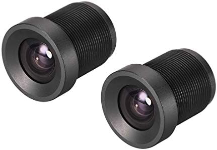 UXCELL 2 PCS CCTV LENS CAMERATE LENS 3,6 mm фокусна должина 720P F2.0 1/3 инчен широк агол за CCD камера