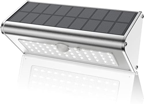 Супер светли соларни светла на отворено IP65 доказ за вода, 1100 лумен безжичен LED сензор за движење Сензор за светло, безбедносно светло за куќиште