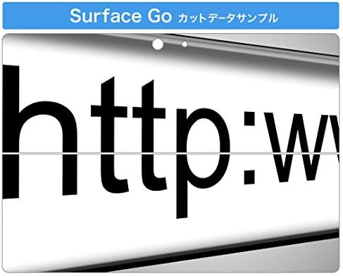 Декларална покривка на igsticker за Microsoft Surface Go/Go 2 Ултра тенки заштитнички налепници на телото 000946 англиски монохроматски