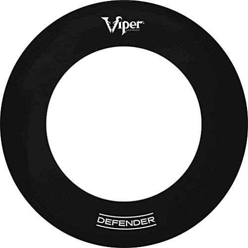 Систем за осветлување на таргети Corona Corona Vision Dartboard & Viper by GLD производи Defender Dartboard опкружувачки wallид заштитник, црна