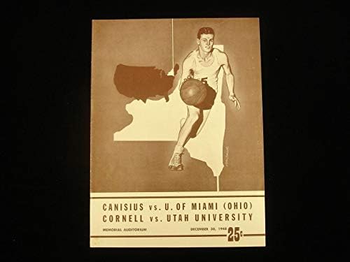 30 декември 1948 година Канисиус против У. од Мајами, Корнел против Јута Унив. Кошаркарска програма - колеџ програми