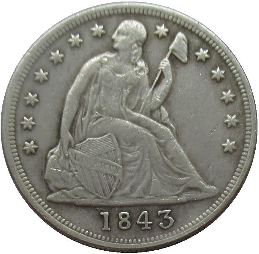 Сад 1 1 Знаме 1843 Сребрена Реплика Комеморативна Монета