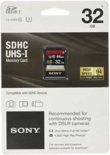 Sony32GB SDHC UHS - 1 Класа 10 Мемориска Картичка