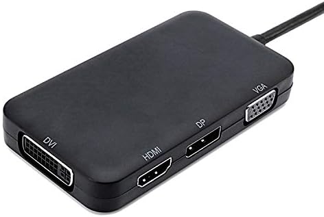 SHYPT 4-во-1 USB - C 3.1 Тип C ДО HDMI DP DVI 4K VGA Мултипорт Кабел Адаптер Конвертор
