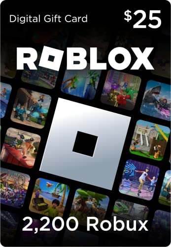 Код за дигитален подарок Roblox за 2.200 Robux [Redeem Worldwide - Вклучува ексклузивна виртуелна ставка] [Код за онлајн игра]