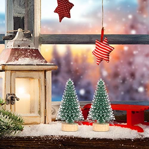 Besportble 10 парчиња мини елка за украси за елки за украси за украси DIY украс за Божиќна забава