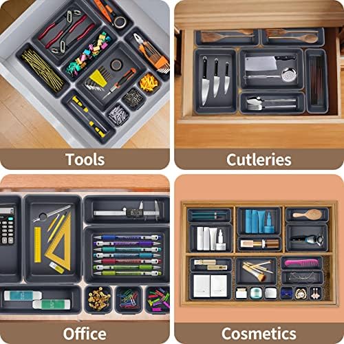 Организатор на организатор на кутии со алатки за двојни делови на TMYioyc & 32-пакет алатка, одлично за хардвер, делови, завртки,
