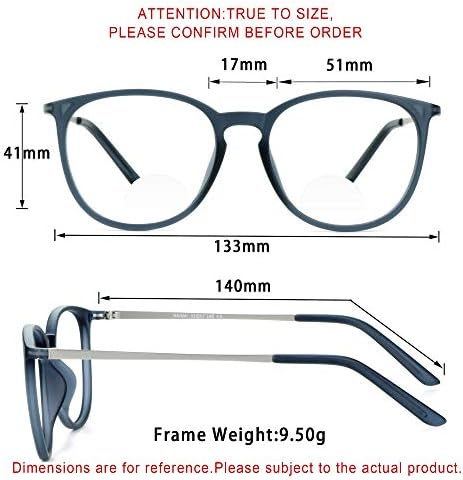 Бифокални Очила за Читање LifeArt, Преодни Фотохромни Темно Сиви Очила За Сонце, Двојна употреба За Надворешна Ув Заштита, Компјутерски
