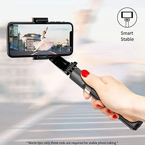 Штанд со боксер и монтирање компатибилен со Samsung Galaxy M12 - Gimbal SelfiePod, Selfie Stick Extendable Video Gimbal стабилизатор