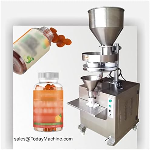 Автоматски шеќер од жито 100g / 1000g формулар Пополнете ја волуметриската машина за пакување на ротирачки чаши