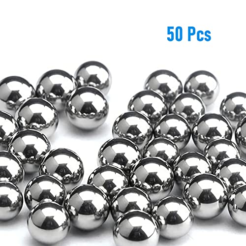 FOCMKEAS 50 парчиња 11 mm/0,43 Топки за лежишта 304 не'рѓосувачки челик цврста топка со прецизна топка G100 прецизна топка