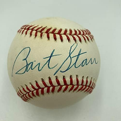 Барт Стар потпиша официјална американска лига Бејзбол Грин Беј Пакерс ПСА ДНК - НФЛ автограмираше разни предмети