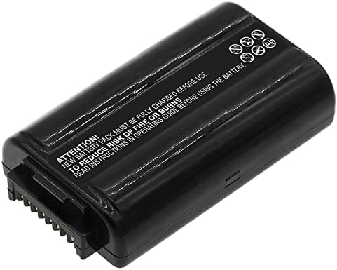 Синергија дигитален баркод за скенер батерија, компатибилна со скенерот за баркод Zebra 1110108, ултра висок капацитет, замена за батеријата