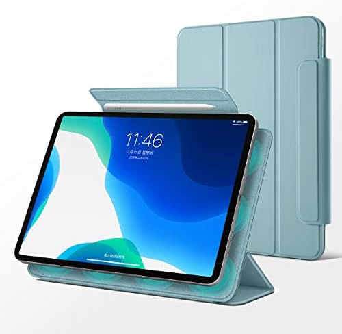 Лаетас Магнетен Двостран Капак За Клип За 2020 година Ipad Air 4/2022 iPad Air 5 10.9, Тенок Трикратен Капак На Држачот, Автоматско