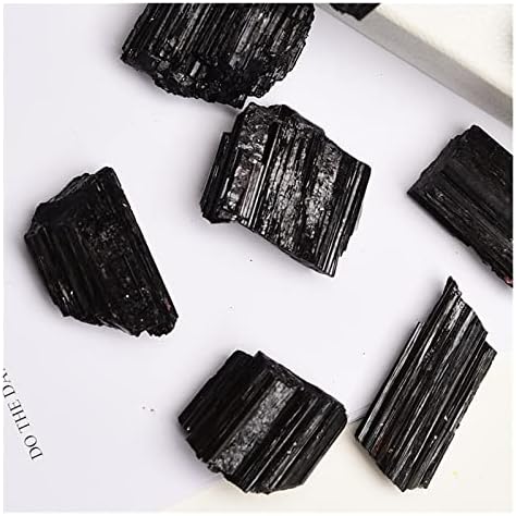 Природен црн турмалин со висок квалитет кристален камен рок минерал реики лечен камен DIY дома Декорација на домашни подароци Егзориз злобни