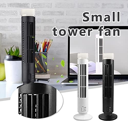 Вентилатор за летна кула, вентилатор за електрична маса за полнење со USB, вентилатор за ладење на кула, кој стои без бескоричен