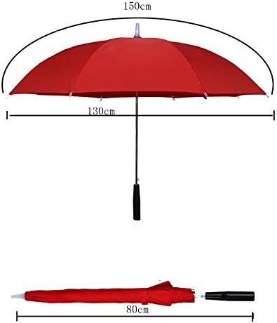 CEXIN Светлосен Чадор Стап Чадор 7 БОЈА менување LED Светло Голф Чадори Ветроупорен Водоотпорен Патување Чадор ПРЕДВОДЕНА Фенерче