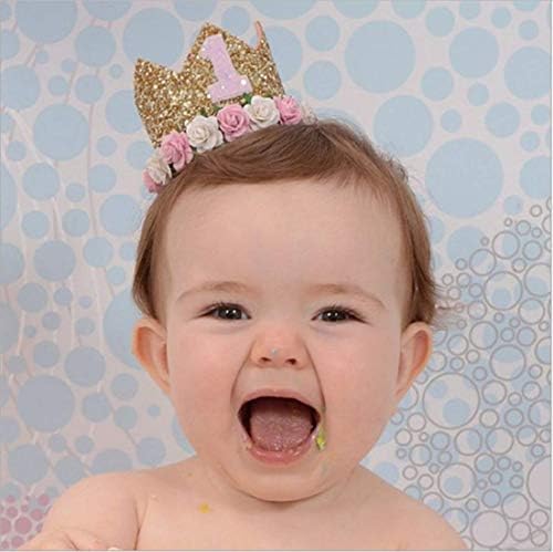 Овен Татл Бебе Принцеза Дијадема Круна Симпатична Сјајна Детска Роденденска Шапка За Коса
