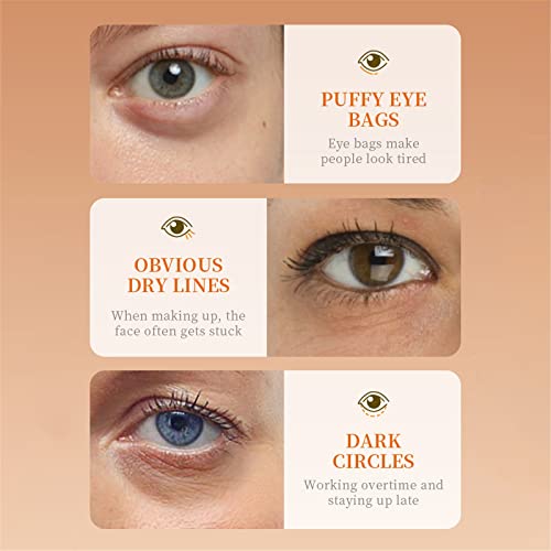 Влажната лента за очите навлажнувачко очите нега на очите Витамин Ц ги подобрува темните кругови на очите линии за очи ВЦ го храни пипетата