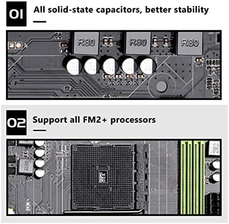 Компјутерска Матична Плоча, Ddr3 PCIE 3.0 M ATX Десктоп Компјутерска Табла, Поддржува 904 Pin FM2 APU 7650K 860K QUAD Core ПРОЦЕСОР
