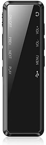 Cyzpf 8GB Дигитален Диктафон Мини Пренослив Професионален Диктафон Стерео HD Уред За Снимање СО Mp3 Плеер За Состаноци Интервјуа И Предавања