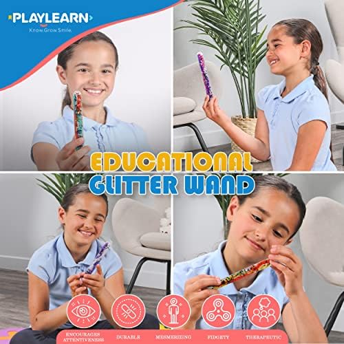 Playlearn 6 инчи сјајно стапче; Сензорна играчка, волшебно стапче