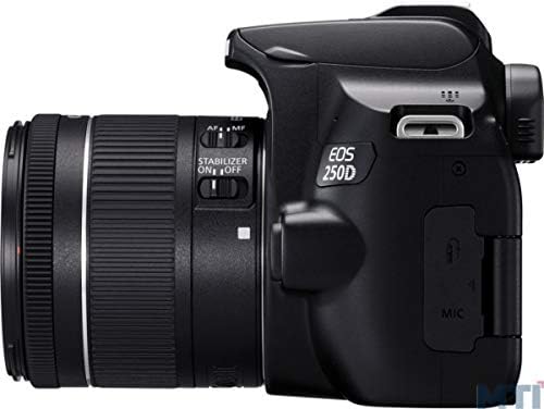 Канон EOS 250D DSLR камера w/ 18-55mm е STM леќи