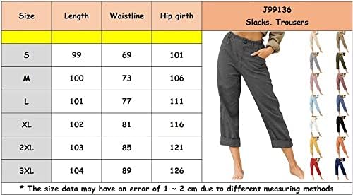 Letulsенски летни панталони со високи половини за дишење Постелнината широка нога палата палата панталони лабави панталони со плажа