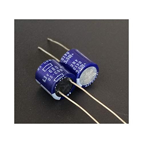 5PCS 680UF 6,3V Јапонија NCC OS-CON 10x10mm низок ESR 6.3V680UF цврст кондензатор